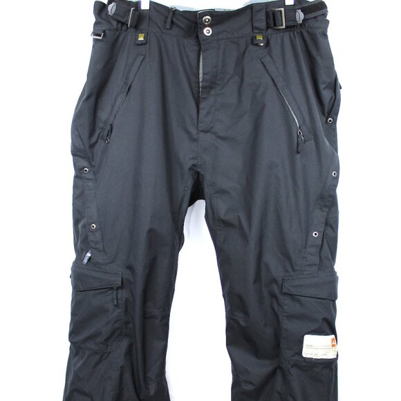 RIDE Snowboards Cell 10 Series Mens SZ XXL Waterproof Breathable Ski Pants Black - Picture 1 of 11